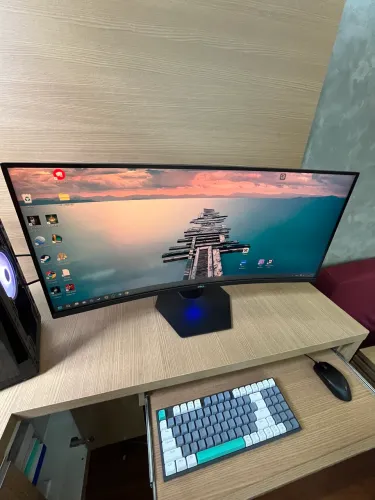 Monitor Gamer Curvo Dell 34 WQHD 144Hz