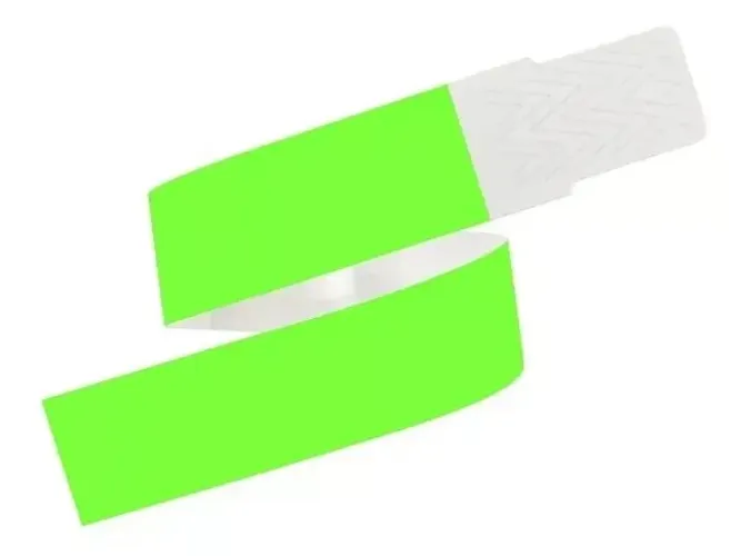 1000 Pulseiras Identificação Para Balada Festas Eventos Verde para impressora laser