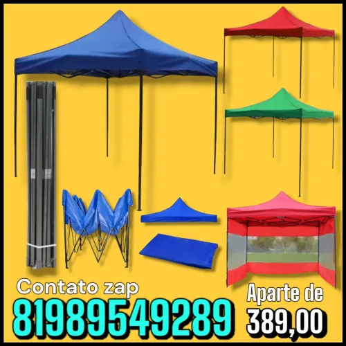 Tenda articulada galvanizada