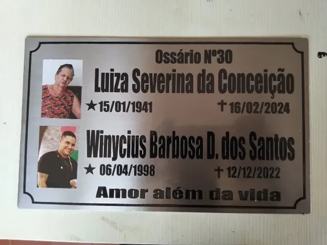 Fazemos Placas em Metal