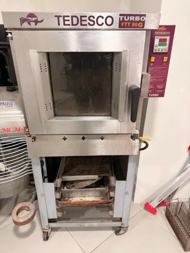 FORNO TURBO GÁS TEDESCO MODELO FTT-080G