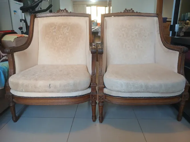 Par de Poltronas Antigas / Vintage