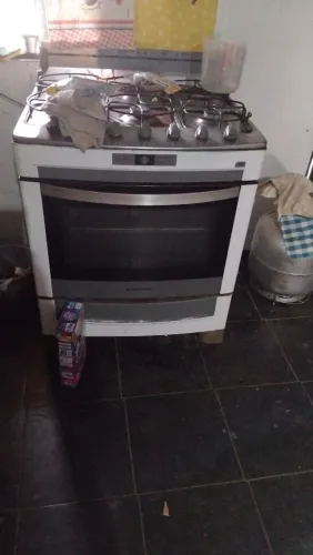 Fogao 5 bocas elétrico forno otimo