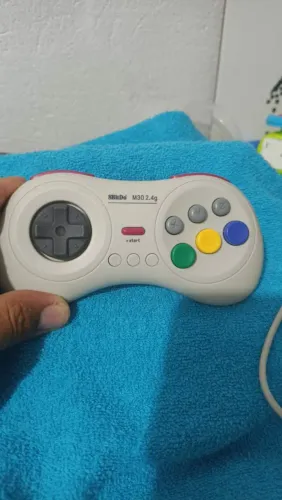 Controle 8bitdo M30 2.4g com receptor bluetooth para pc
