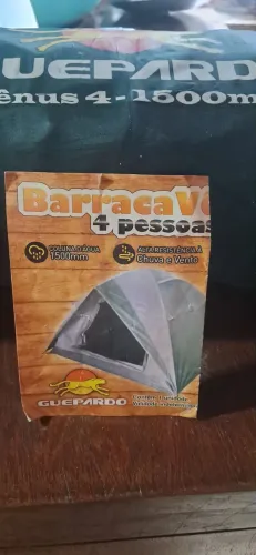 Vende-se uma barraca de Camping para ate 4 pessoas marca Guepardo. N faço entrega.