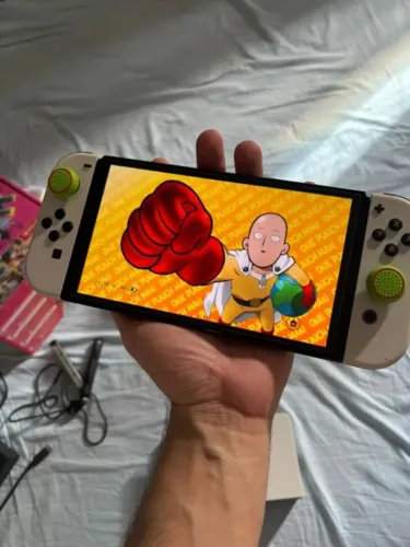 Nintendo Switch Oled 256gb - Desbloqueado - Pouco usado