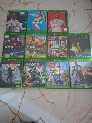 Jogos de xbox  mídia física 