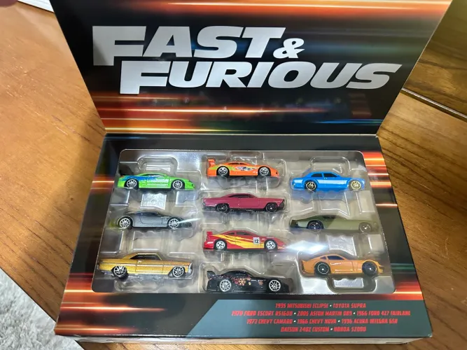 Pack de 10 Hot Wheels Veleozes e Furiosos