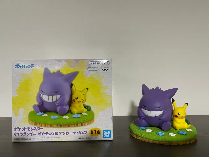 Pikachu e gengar bandai pokemon