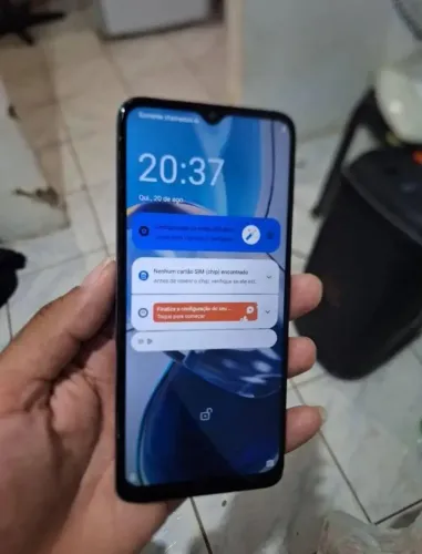 Vendo ou troco Moto E22 128gb Todo em ordem