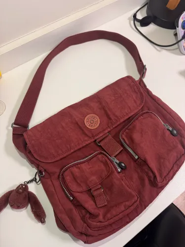 Bolsa Kipling crossbody vintage (anos 2000) marrom