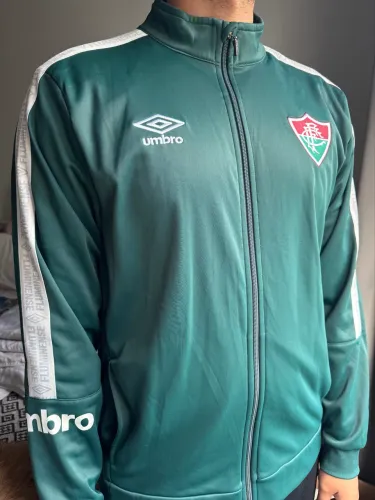 Jaqueta Umbro Fluminense Viagem 2022 Verde