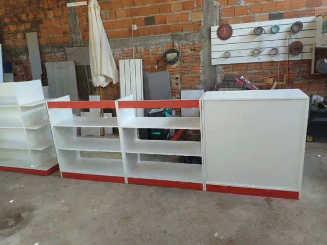Kit móveis planejados para farmácia ou lojas