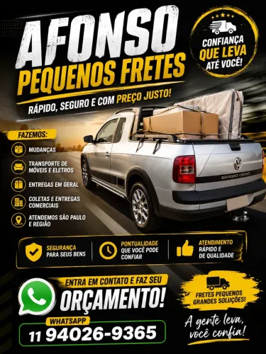 Fretes pequenos