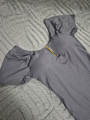 BLUSA BODY NOVO CINZA CANELADO