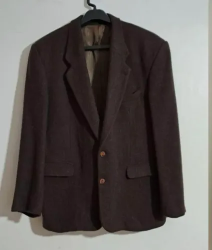 Blazer marrom escuro unisex