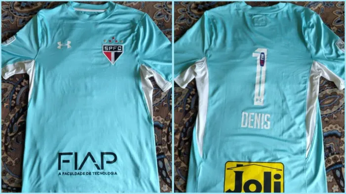 Camisa de Goleiro São Paulo FC Denis 2015 Oficial - Tam. G