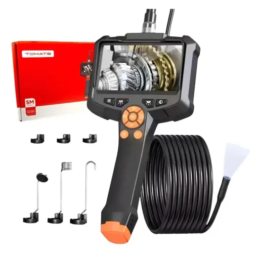 Câmera Endoscópica 10 Metros Tela 4.3 Hd Borescópio Ip67