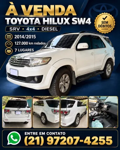 Toyota Hilux SW4 SRV D4-d 4X4 3.0 TDI Dies. AUT 2015