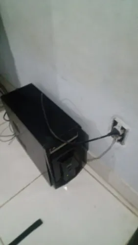 Computado como a tela manchada