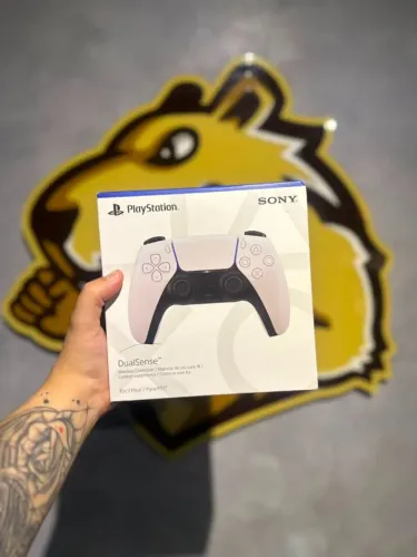CONTROLE DUALSENSE PS5 BRANCO - NOVO LACRADO - SOMOS LOJA - TEMOS GARANTIA