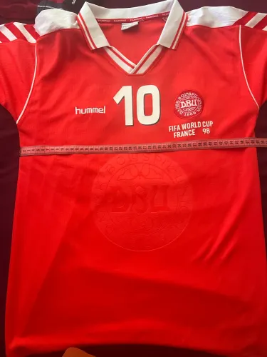 Camisa Dinamarca copa de 98