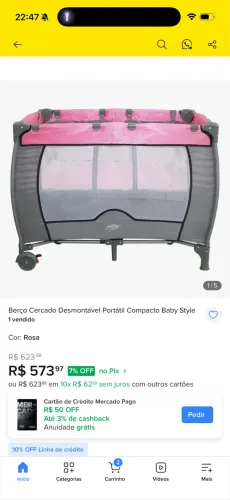 Berço portátil baby style