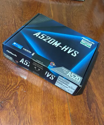 PLACA MÃE ASROCK A520M-HVS LACRADA 1 ANO DE GARANTIA