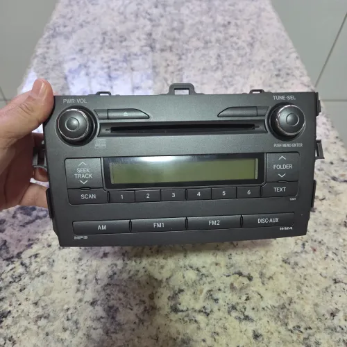 Som CD Player original corola 2009 muito novo