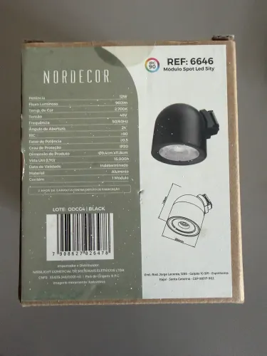 Modulo LED Sity Spot IRC>90 12W 2700K 48V - Nordecor 6646
