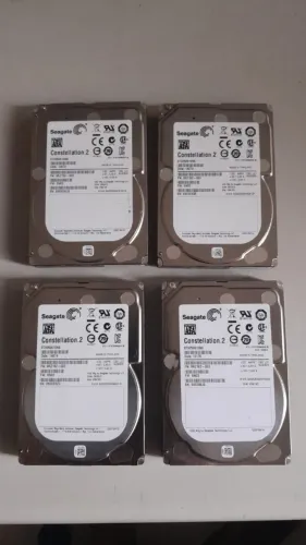 4 Unid Hd Seagate  Sata 250GB 2.5  7200 rpm 6gb/s para uso em notebook