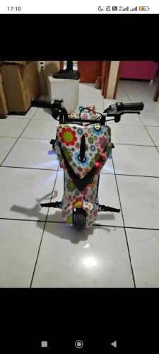 Triciclo elétrico 350 w bateria de lítio