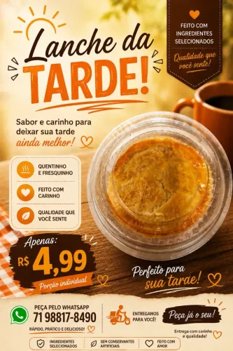 Lanche da tarde