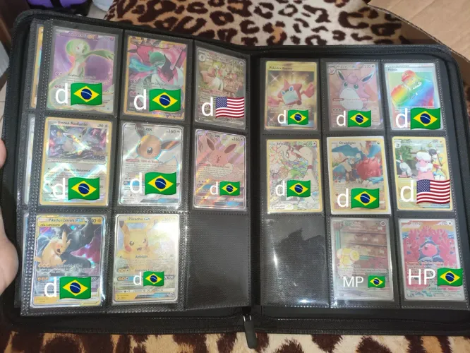 Cartas pokémon 50% de desconto da liga 