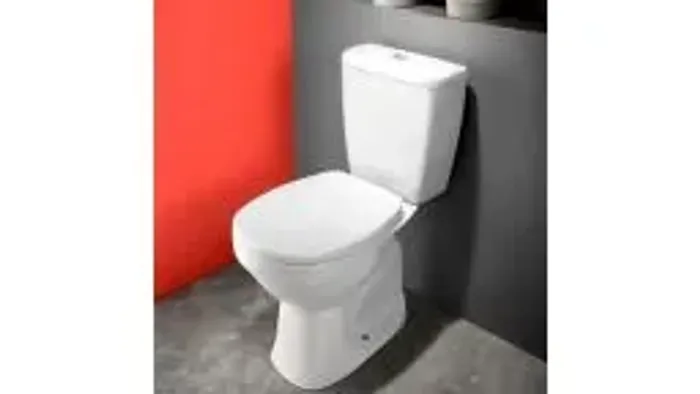 Vaso Acoplado Branco acionamento superior