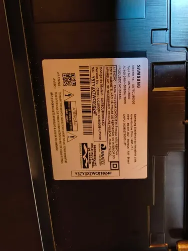Tv smart 75 polegadas tela trincada