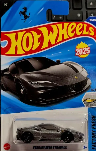 Hot Wheels Ferrari SF90 Stradale Cinza