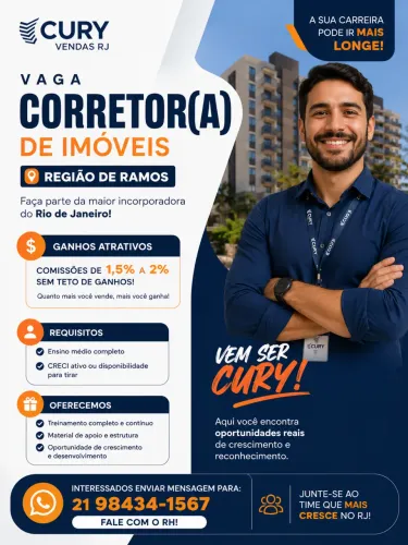 Vaga Corretor (a) de Imóveis | Comissionado