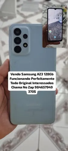 Vendo Samsung A23 128Gb Funcionando Perfeitamente Todo Original 370$