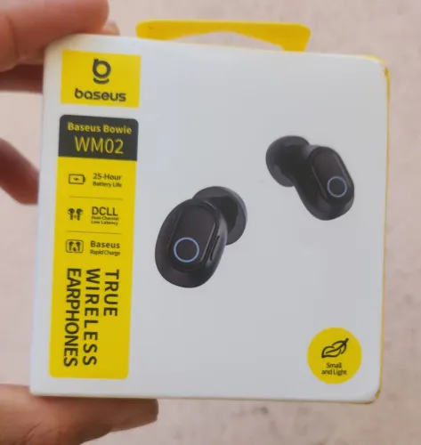 Fone de Ouvido Bluetooth Baseus Bowie WM02 - Novo e Lacrado