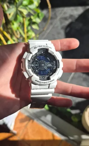 Casio G-Shock GA-110GW Original Branco | Novo