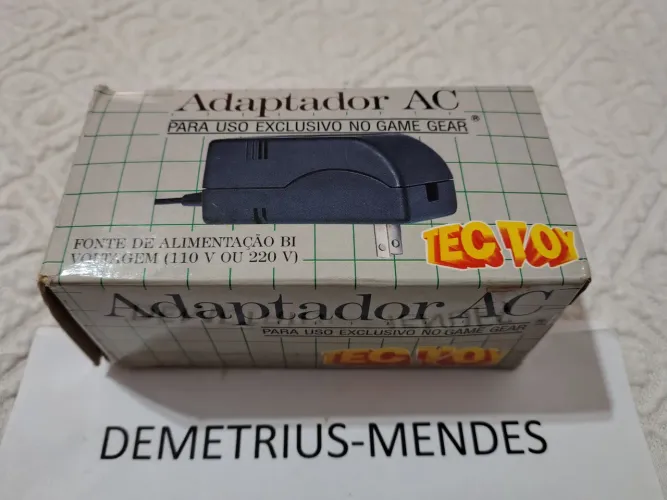 Tectoy Fonte de alimentação p/ Game Gear - Completa!