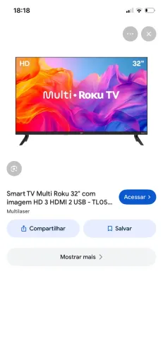 Vendo tv multi rolou 32 polegadas 