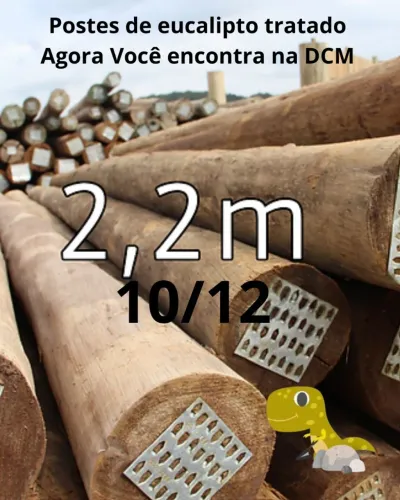 Postes de eucalipto tratado 10/12