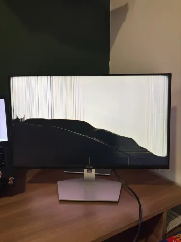 Monitor Dell com defeito