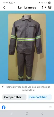 Uniformes profissionais em geral.