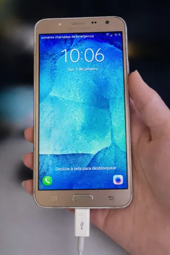 Samsung Galaxy J7 Dourado - funcionando 100%
