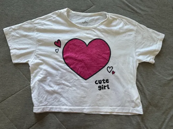 CROPPED INFANTIL CORAÇÃO 11/12