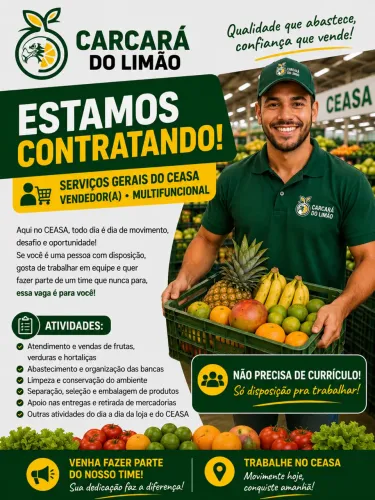VAGA DE EMPREGO NO CEASA