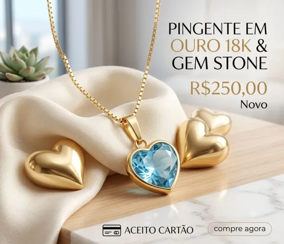 Pingente em ouro 18k